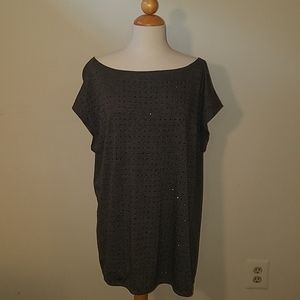 Talbots Studded Tunic Tee - EUC - Size 1X
